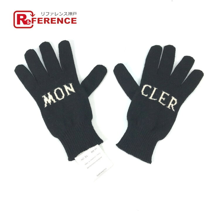 楽天市場】MONCLER モンクレール ロゴ 手袋 グローブ ウール 