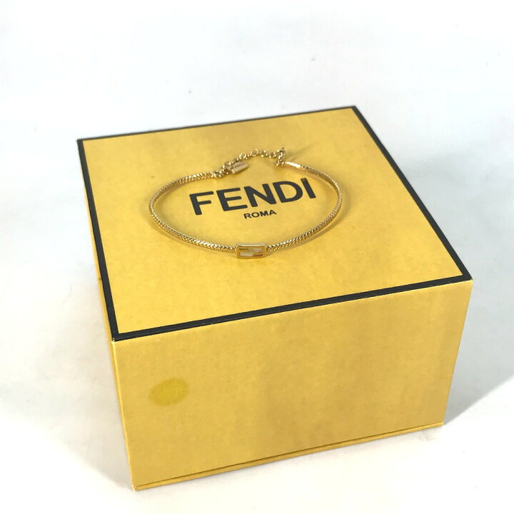 楽天市場】FENDI フェンディ ロゴ アクセサリー チェーン ブレスレット 