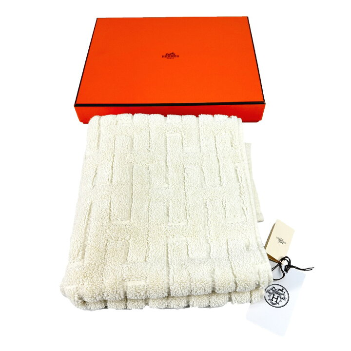 楽天市場】HERMES エルメス Hロゴ ラビリンス バスマット 