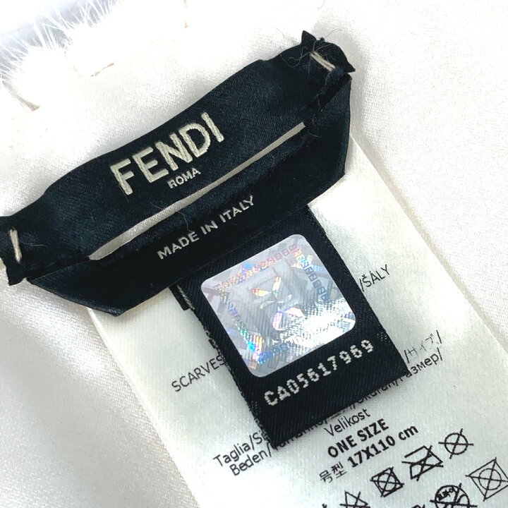 楽天市場】FENDI フェンディ FNG477 フィラ FILA コラボ ロゴ 毛皮 