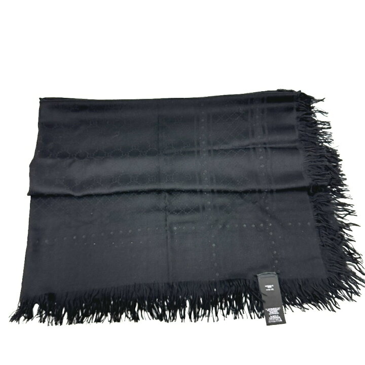 GUCCI グッチ 508027 GG スタッズ ショール フリンジ ストール  