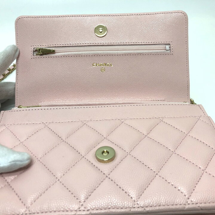 楽天市場】CHANEL シャネル AP0250 ココマーク CC チェーンウォレット 