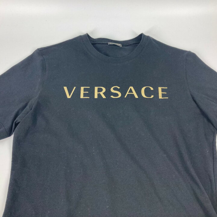 楽天市場】VERSACE ヴェルサーチ ロゴ アパレル トップス 半袖Tシャツ  