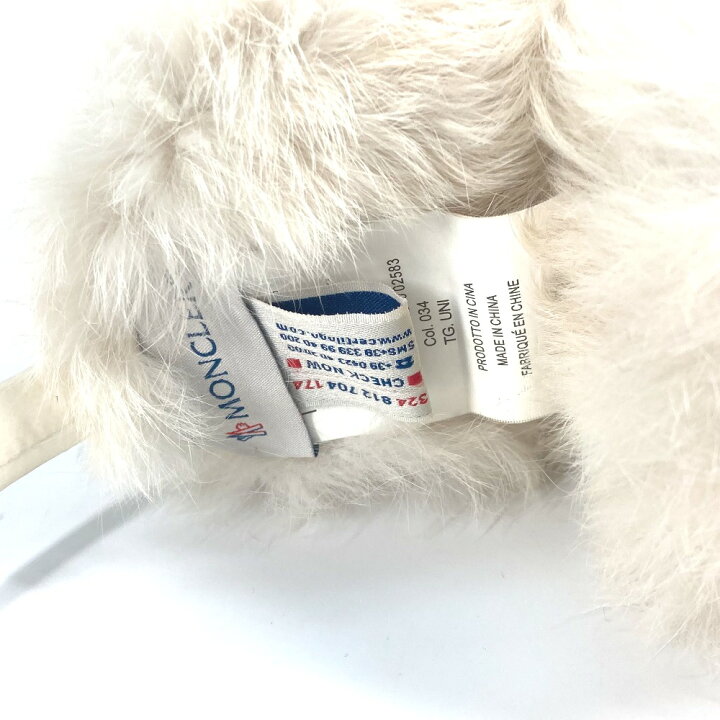 楽天市場】MONCLER モンクレール イヤーマフ 耳あて イヤーマフラー 