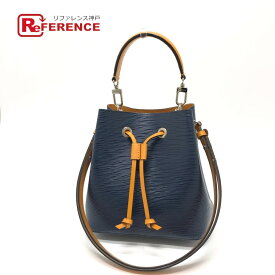LOUIS VUITTON ルイヴィトン M53610 エピ ネオノエ バイカラーバッグ 肩掛け ハンドバッグ ショルダーバッグ エピレザー レディース アンディゴ/サフラン ネイビー 新品同様 【中古】