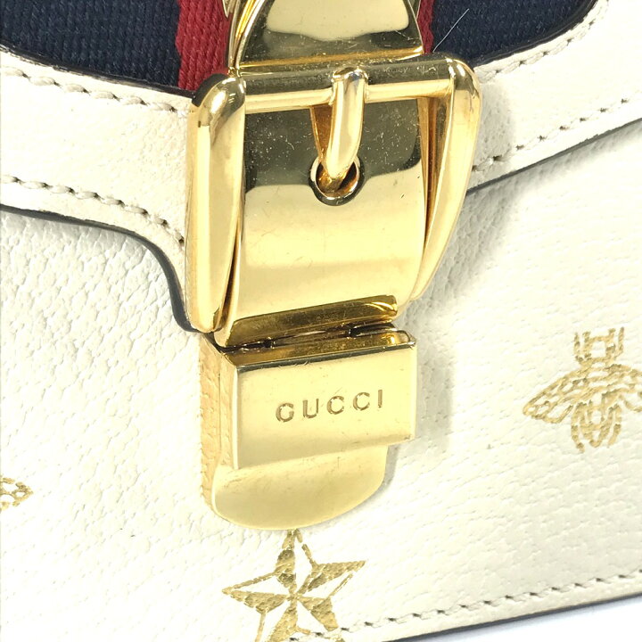 楽天市場】GUCCI グッチ 524405 ビー＆スター BEE 星 シルヴィ 2WAY 