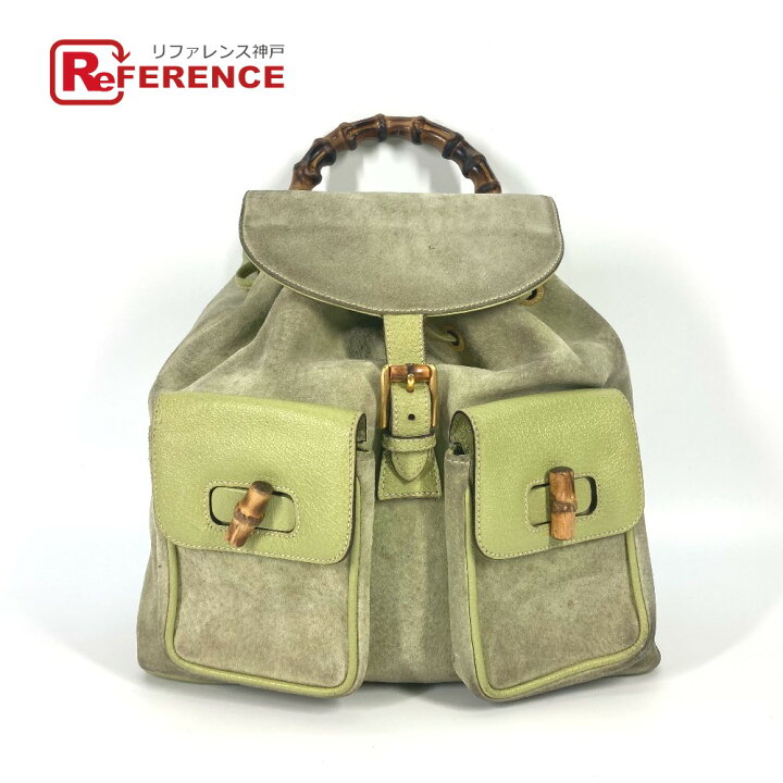 楽天市場】GUCCI グッチ 003.1119 バンブー バックパック ヴィンテージ  