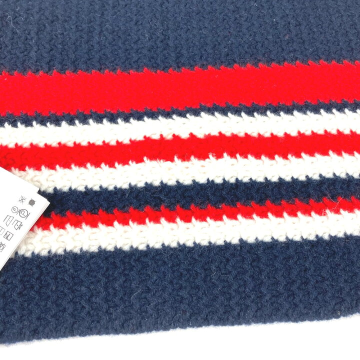 楽天市場】MONCLER モンクレール ボーダー トリコロール ロゴ SCIARPA
