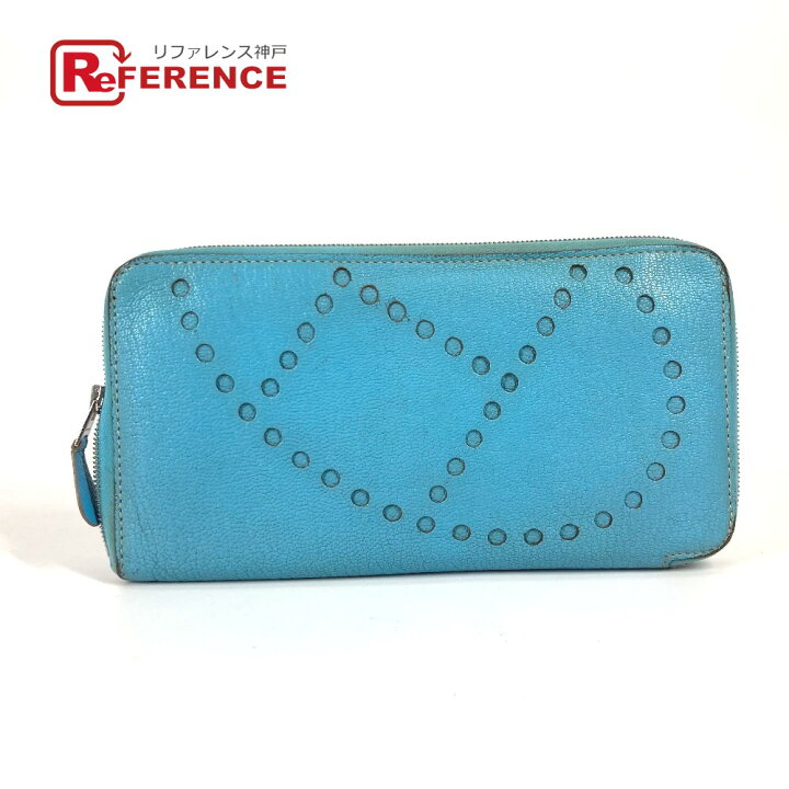 楽天市場】HERMES エルメス ロングウォレット エブリン パンチングロゴ  