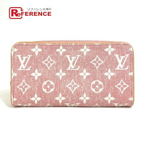 LOUIS VUITTON ルイヴィトン M81182 モノグラムデニム ジッピーウォレット ラウンドファスナー 長財布 モノグラムデニム レディース ピンク 【中古】