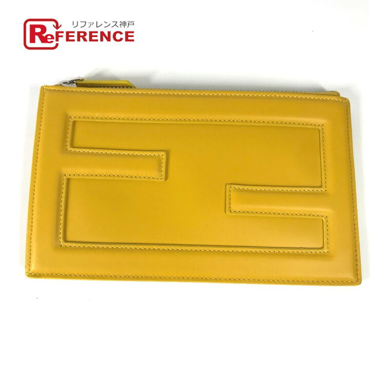 楽天市場】FENDI フェンディ 7N0114 ロゴ カバン ポーチ クラッチ 