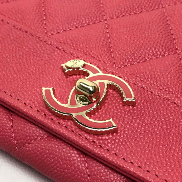 楽天市場】CHANEL シャネル A80971 CC ココマーク マトラッセ 