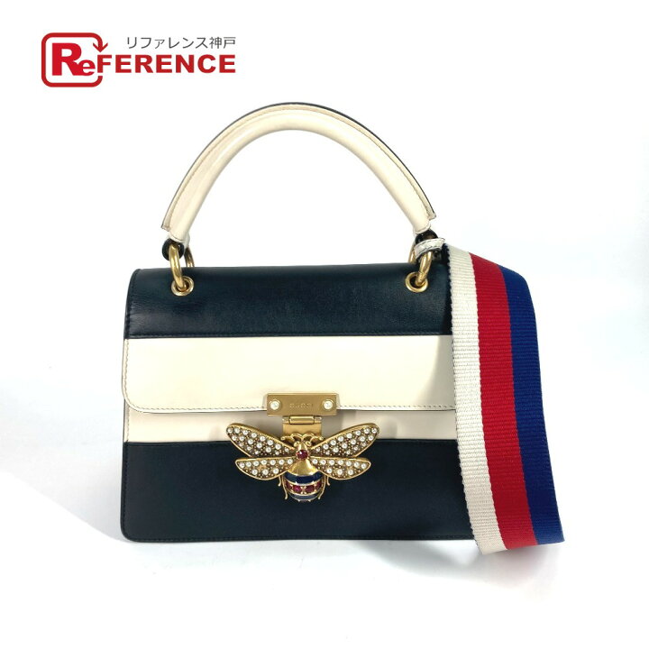 楽天市場】GUCCI グッチ 476541 ビジュー フェイクパール クイーン 