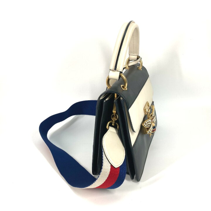 楽天市場】GUCCI グッチ 476541 ビジュー フェイクパール クイーン 