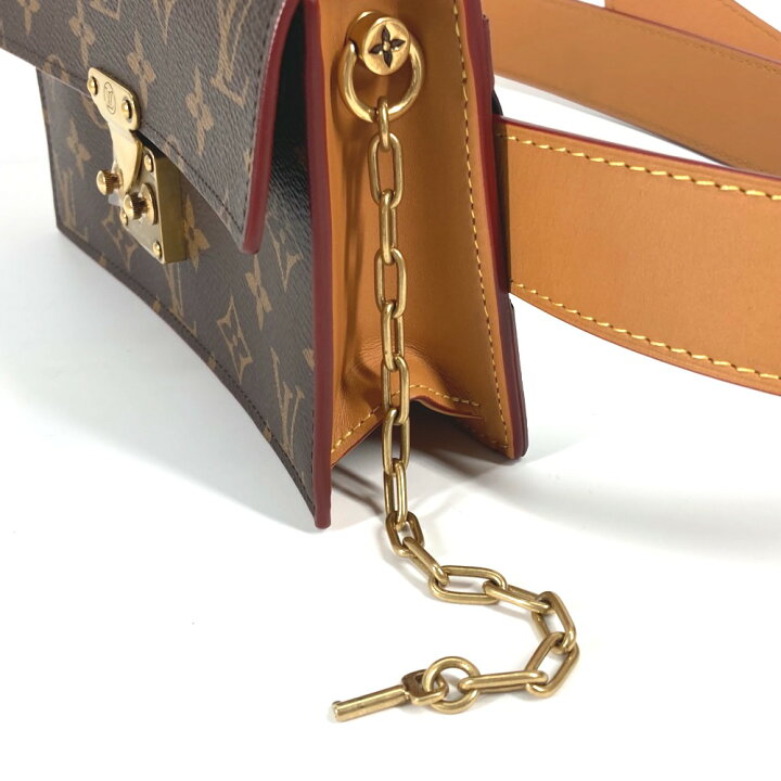 ルイヴィトン LOUIS VUITTON Sロック ベルトポーチ PM モノグラム 