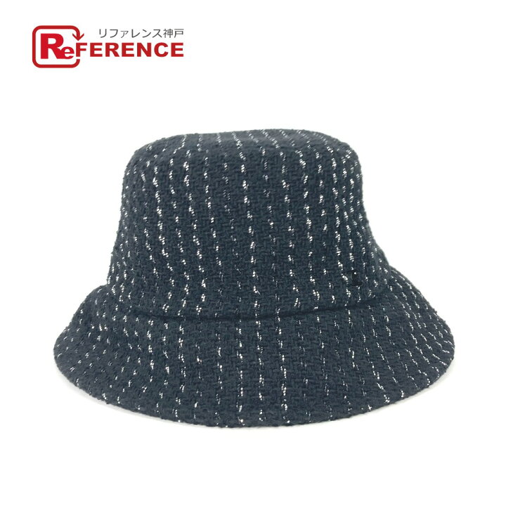 楽天市場】CHANEL シャネル 23P ラメ CC ココマーク ハット帽 帽子 
