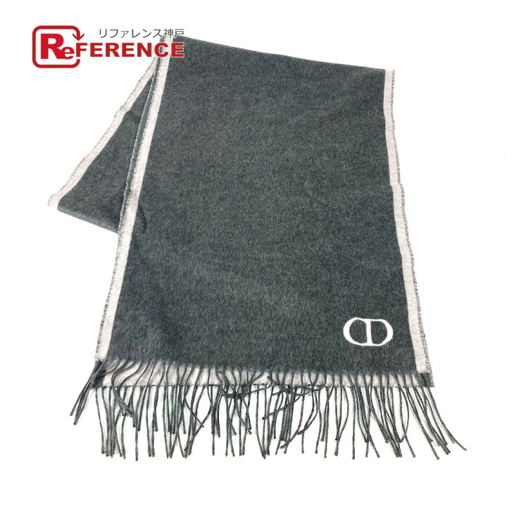 楽天市場】Dior ディオール 93E0015DH001 CD ロゴ フリンジ マフラー  