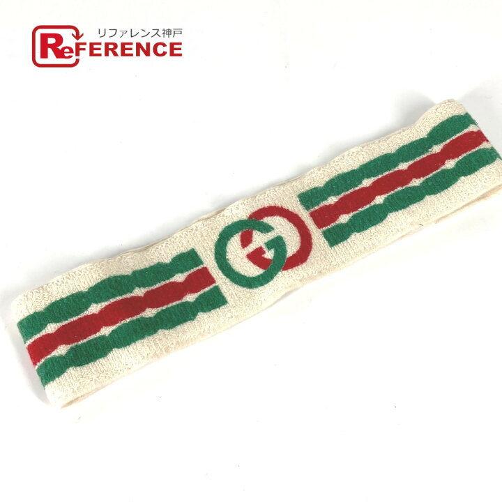 楽天市場】GUCCI グッチ GGロゴ シェリーライン ヘッドバンド ヘア  