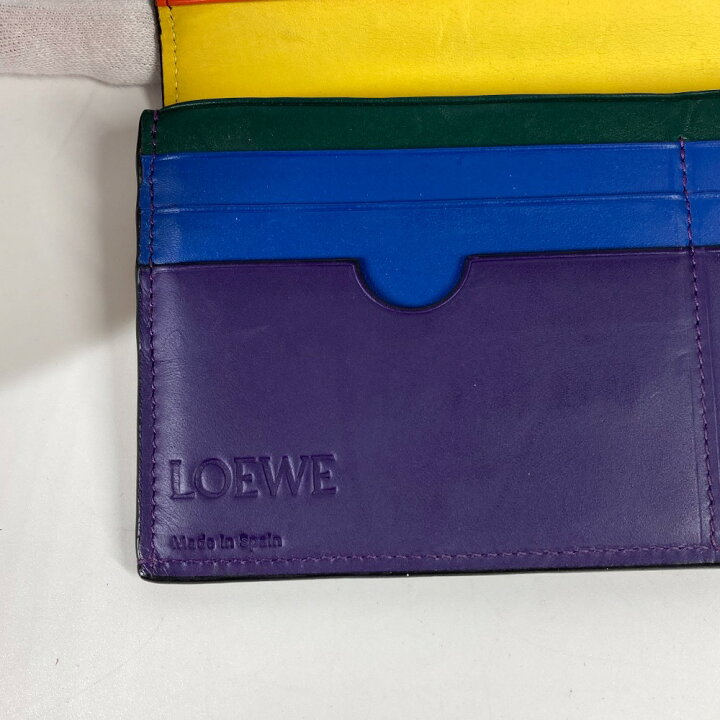楽天市場】LOEWE ロエベ ロングウォレット レインボー アナグラム 2  