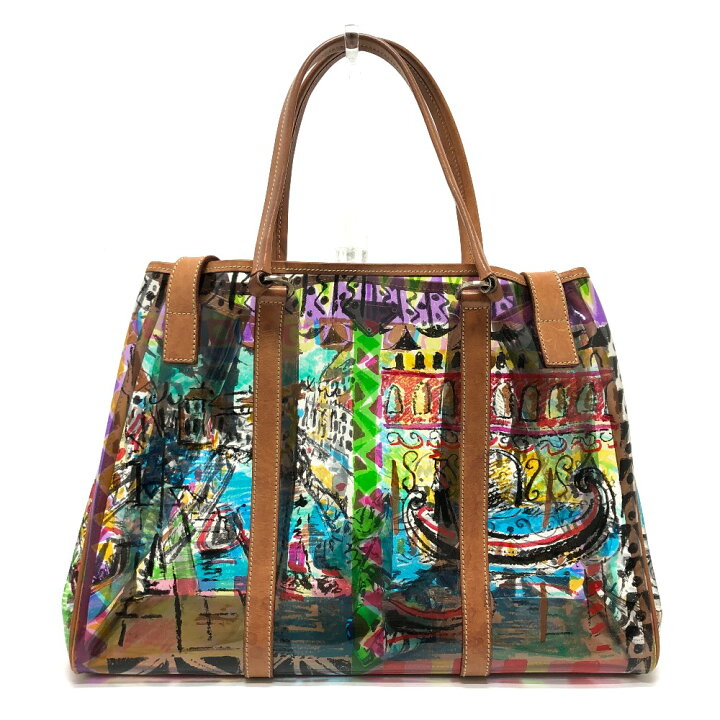 楽天市場】PRADA プラダ BR2515 ベネチアプリント トートバッグ 