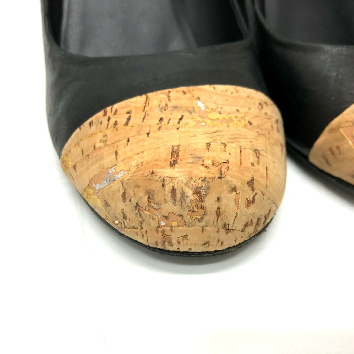 楽天市場】CHANEL シャネル ココマーク CC 靴 ヒール パンプス レザー 