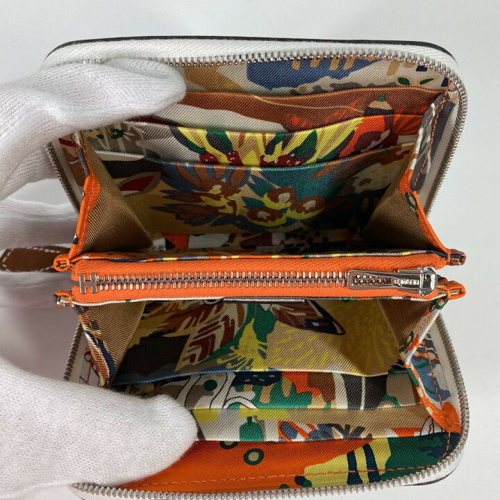 楽天市場】HERMES エルメス アザップ シルクイン コンパクト 小銭入れ 