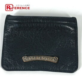 CHROME HEARTS クロムハーツ ダガー チェンジパース ZPR CHNG 3×4 小銭入れ 財布 コインケース レザー メンズ ブラック 【中古】