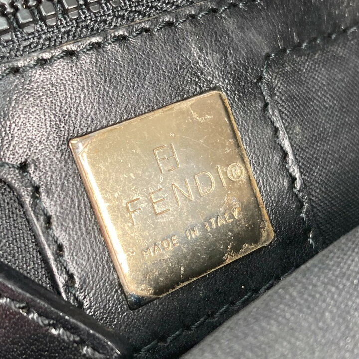 楽天市場】FENDI フェンディ 斜め掛け ロゴ メタルプレート カバン  