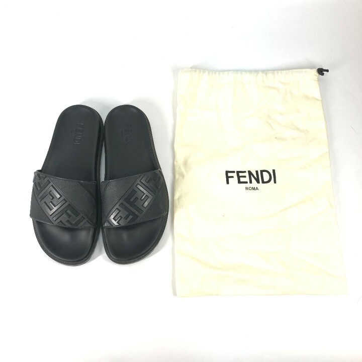 楽天市場】FENDI フェンディ 7X1377 プールサンダル シャワーサンダル 