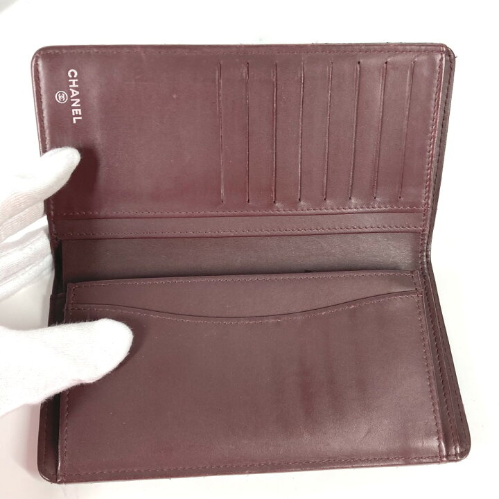 楽天市場】CHANEL シャネル ロングウォレット CC ココマーク  