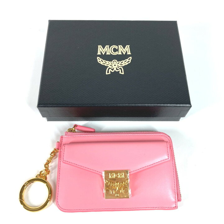 楽天市場】MCM エムシーエム キーホルダー付き キーリング ロゴ 小銭  