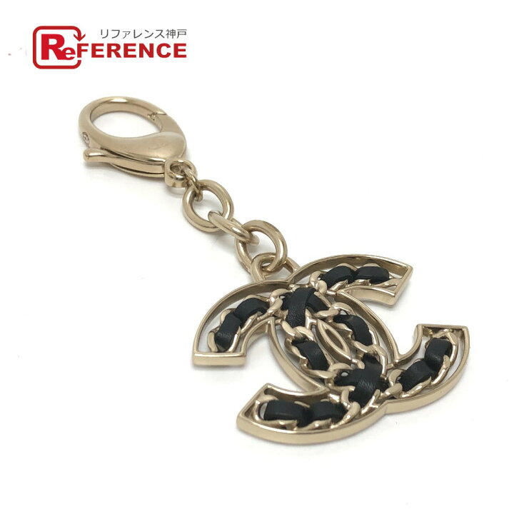 楽天市場】CHANEL シャネル CC ココマーク チェーン キーホルダー GP 