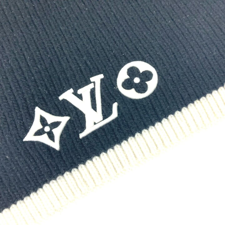 楽天市場】LOUIS VUITTON ルイヴィトン M77928 マフラー・LV ヘッド 