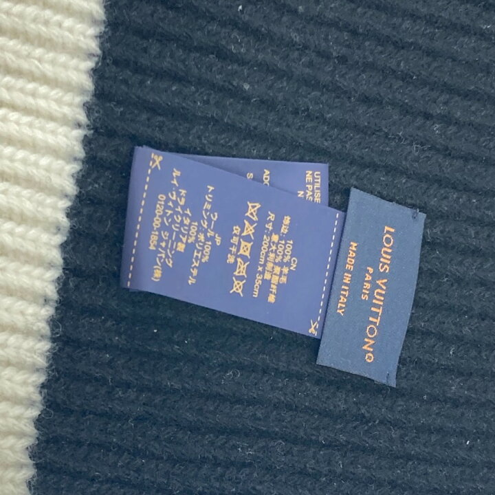 楽天市場】LOUIS VUITTON ルイヴィトン M77928 マフラー・LV ヘッド 