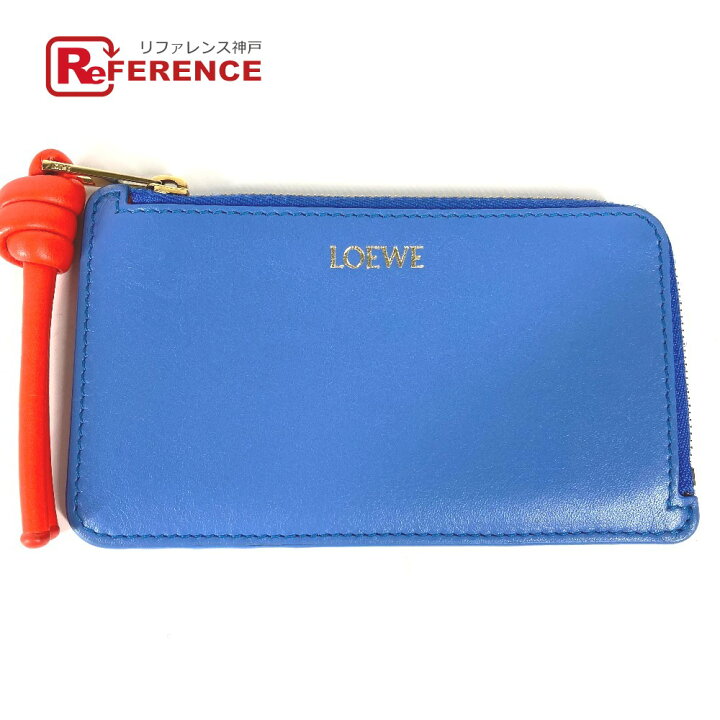 楽天市場】LOEWE ロエベ ロゴ バイカラー ノット コインカードホルダー 