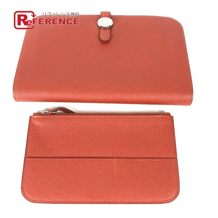 楽天市場】HERMES エルメス コインケース付 ロングウォレット ドゴンGM 