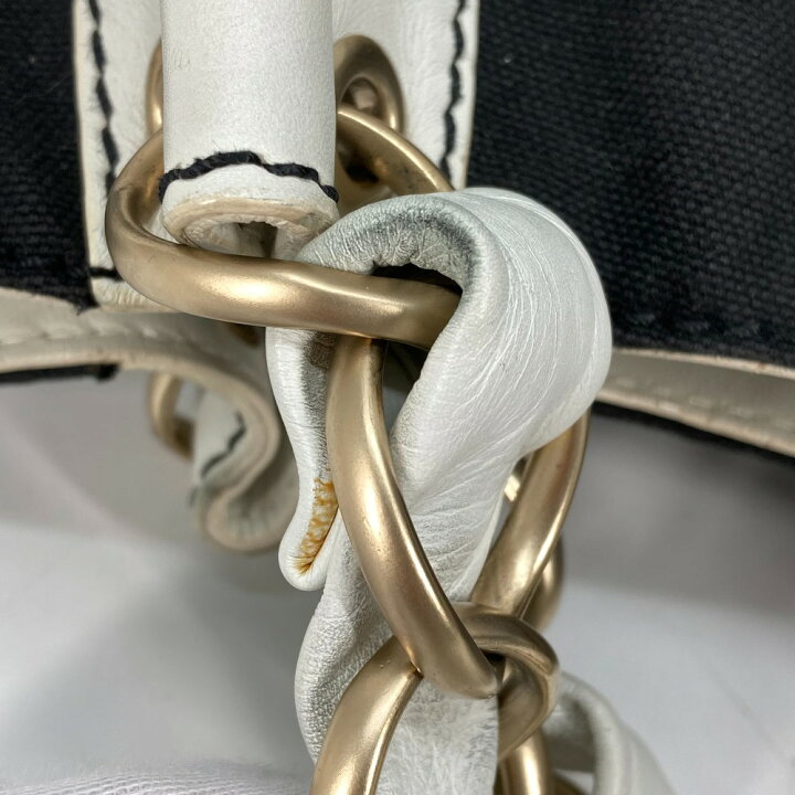 楽天市場】CHANEL シャネル バイカラー デカココ チェーン カバン  