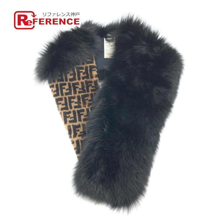 楽天市場】FENDI フェンディ FNG496 ズッカ ティペット ファー 毛皮 