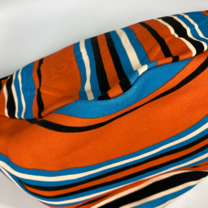 楽天市場】PRADA プラダ 2VY007 ストライプ トライアングル バヤデール  