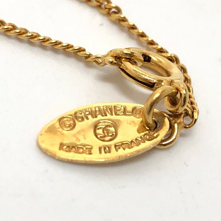 楽天市場】CHANEL シャネル ヴィンテージ ラウンド ロゴ フェイク 