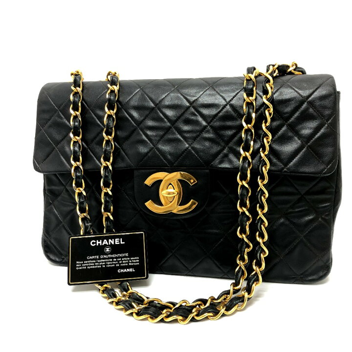楽天市場】CHANEL シャネル マトラッセ Wチェーンデカマトラッセ 