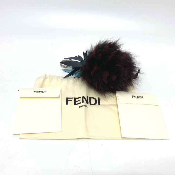 楽天市場】FENDI フェンディ 7AR677 フルーツ パイナップル ボンボン 