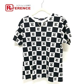 LOUIS VUITTON ルイヴィトン CA36929 LVツイストロックプリント Tシャツ Tシャツ 半袖Tシャツ コットン レディース ホワイト 【中古】