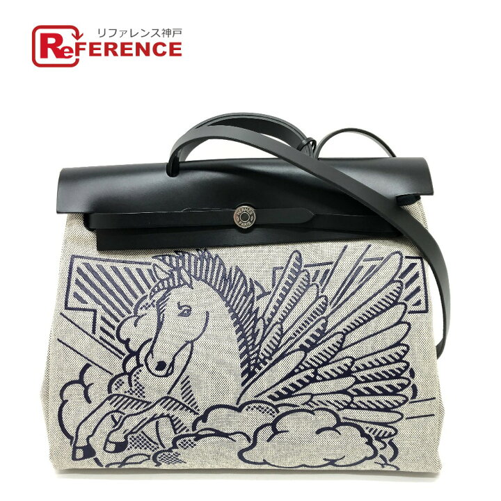 楽天市場】HERMES エルメス エールバッグ ジップ MM ペガサスポップ 
