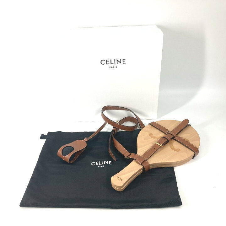 楽天市場】CELINE セリーヌ トリオンフ ビーチラケット セット