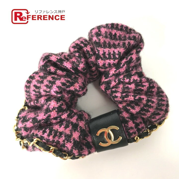 楽天市場】CHANEL シャネル CC ココマーク 千鳥格子 チェーン ヘア 