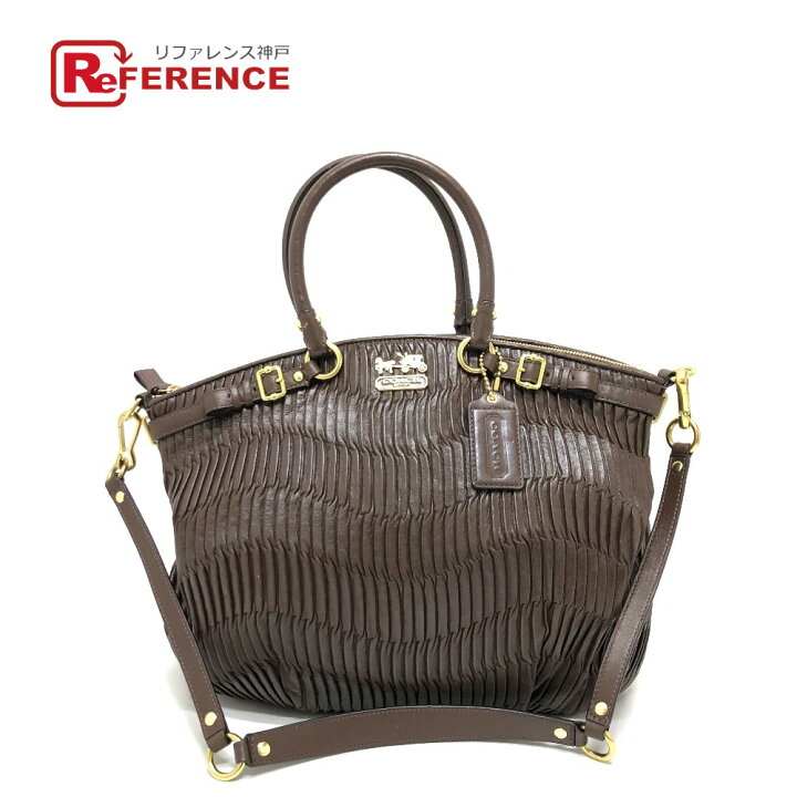 楽天市場】COACH コーチ 18643 マディソン ギャザード リンジー 2WAY 