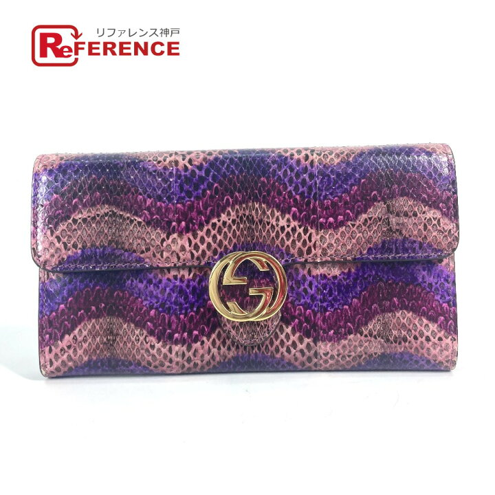楽天市場】GUCCI グッチ 369663 ロングウォレット GG フラップ 長財布 