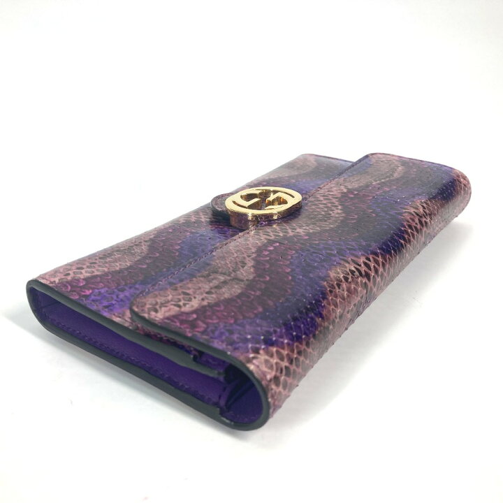 楽天市場】GUCCI グッチ 369663 ロングウォレット GG フラップ 長財布 