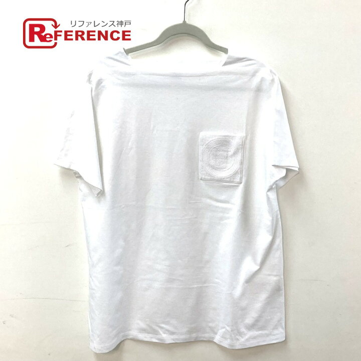 楽天市場】HERMES エルメス H刺繍 モザイク チュニック 刺繍ポケット  